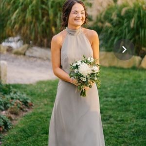 Jenny Yoo Bridesmaid Dress in Sage - “Brett”